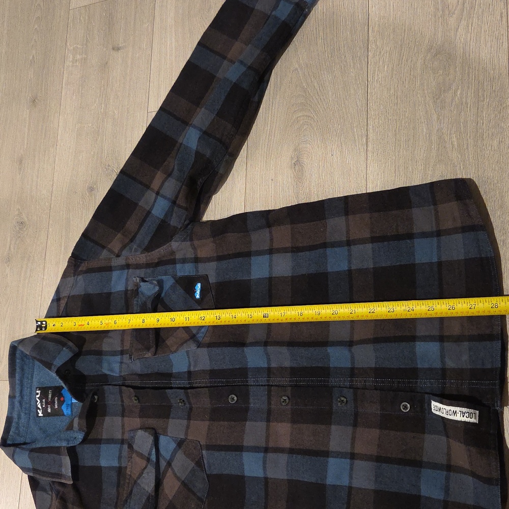 Kavu Buffaroni Plaid Cotton Shirt - Picture 6 of 8